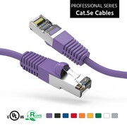 BESTLINK NETWARE CAT5E Shielded (FTP) Ethernet Network Booted Cable- 10Ft- Purple 100606PU
